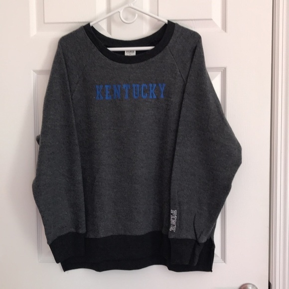 💖PINK Victorias Secret Collegiate Pullover Kentucky University Soft Material - Picture 1 of 10